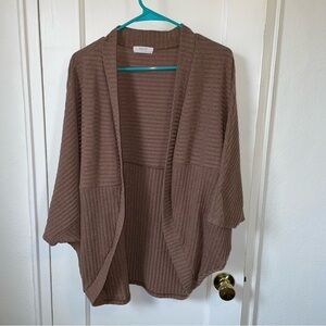 JOLIE Brown Cardigan Sweater